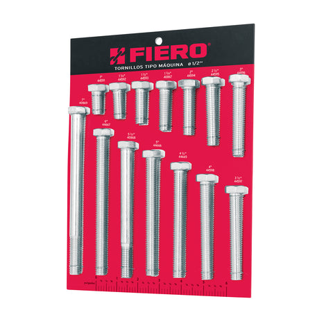 Exhibidor FIERO con tornillos tipo máquina, 1/2' | EXF-TORM-1/2 | 55902