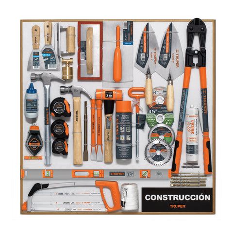 Exhibidor de Construcción, 80x80 cm, 1 tablero | EX80-CON-1T | 55905