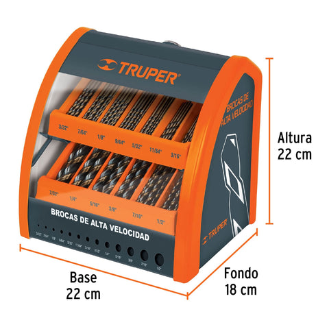 Despachador 13 compartimentos para brocas HSS con producto | DESP-BAV-CH-C | 55957