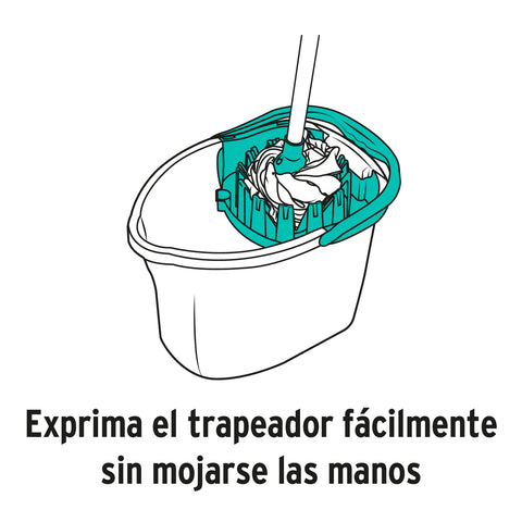 Cubeta plástica con exprimidor, 8L KLINTEK | CUBE-8E | 55961