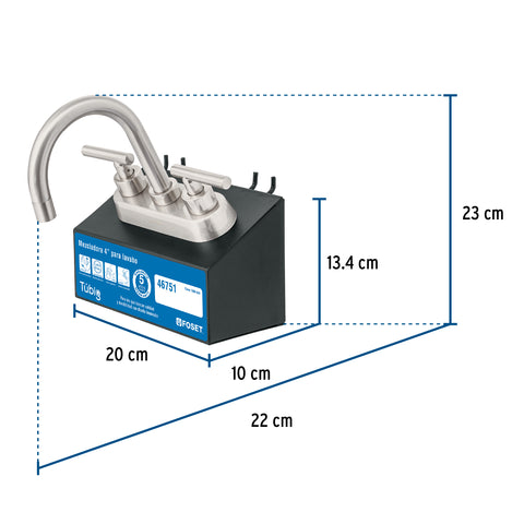 Exhibidor con mezcladora TBM-62N, FOSET | EX-TBM-62N | 55987