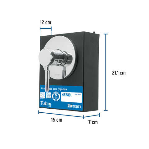 Exhibidor con monomando para regadera TBM-71, FOSET | EX-TBM-71 | 55998
