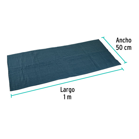 Franela gris de algodón de 1 m, KLINTEK | FRA-1G | 56026