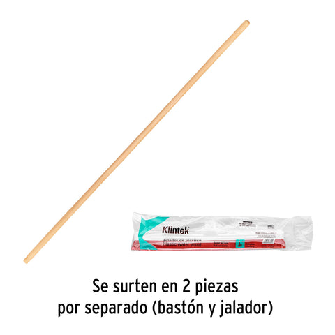 Jalador con base de plástico de 40 cm, con bastón de madera | JALI-40 | 57017