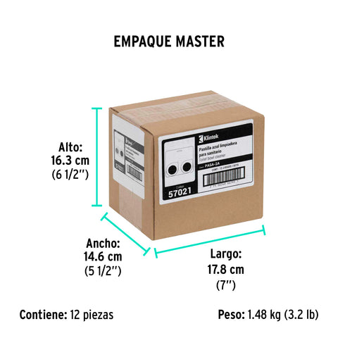 Blíster con 2 pastillas azules desinfectantes para tanque WC | PASA-2A | 57021