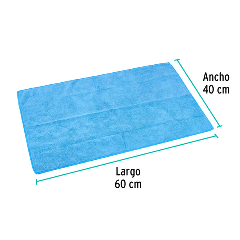 Toalla de microfibra de 40 X 60 cm, KLINTEK | MIC-60 | 57028