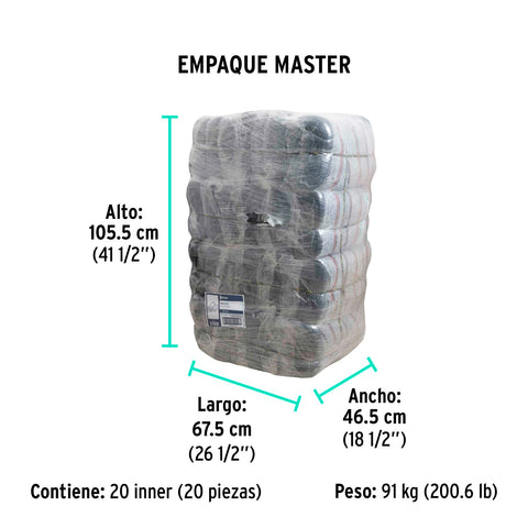 Rollo de 25 m de jerga sarga gruesa azul, KLINTEK | JER-25A | 57058