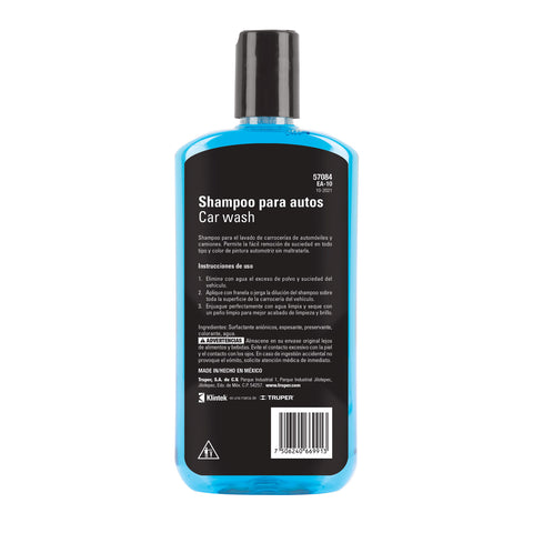 Shampoo para auto, 473 ml, KLINTEK | EA-10 | 57084