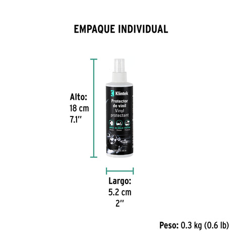 Líquido protector de vinil, 240 ml, KLINTEK | EA-51 | 57094