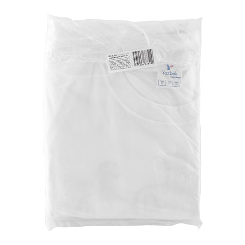 Playera cuello redondo para hombre, blanca, EG, Truper | CAM-BLA-42 | 60010