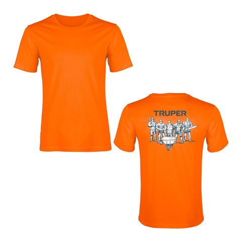 Playera cuello redondo para hombre, naranja, G, Truper | CAM-NAR-40 | 60430