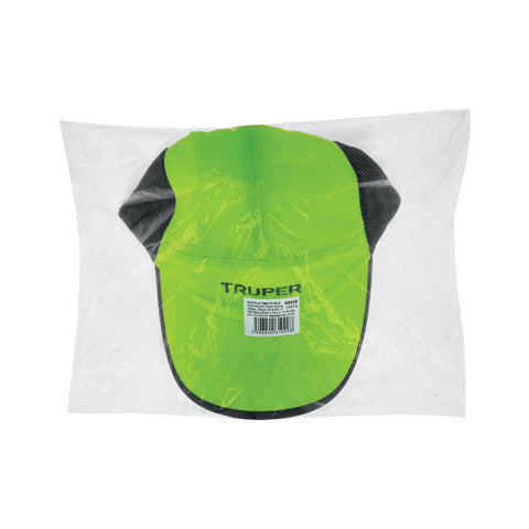 Gorra color verde, 100% poliéster, Truper | GORT-R | 60439