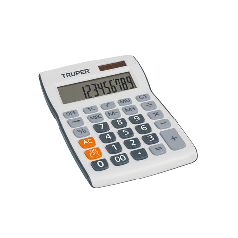 Calculadora de escritorio 19 cm, Truper | CALC-19E | 60482