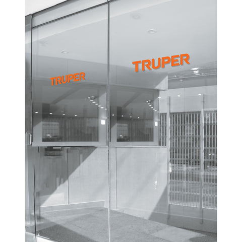 Logotipos de vinil autoadherible de 40 cm, Truper | LOGOS-40-2 | 61051