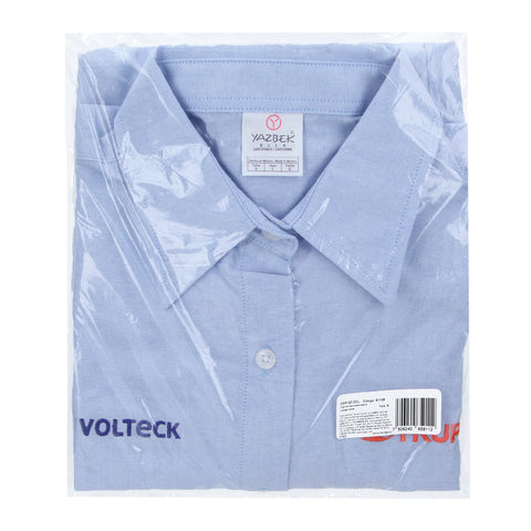 Camisa manga corta para mujer, azul, G, Truper | CAM-AZ-DCL | 61108