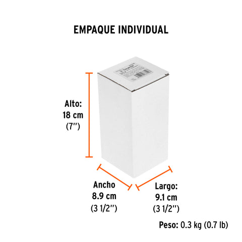 Vaso térmico de acero inoxidable, 450 ml, TRUPER | TERMO-04 | 62100