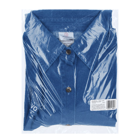 Camisa de mezclilla manga larga para mujer, G, Truper | CAM-MEZ-DLL | 62108