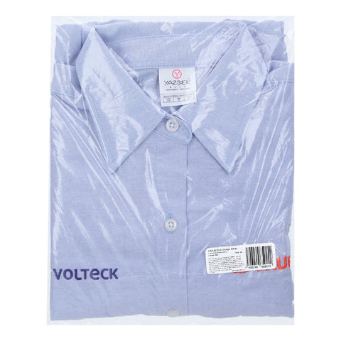 Camisa manga larga para mujer, azul, CH, Truper | CAM-AZ-DLS | 63101