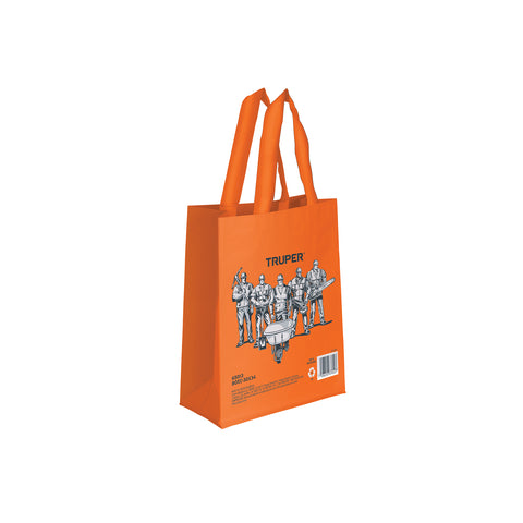 Bolsa ecológica naranja de 30 x 34 cm, Truper | BOEC-30X34 | 65013