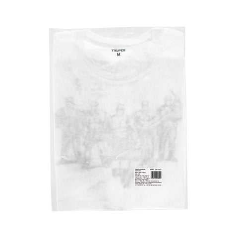 Playera cuello redondo para hombre, blanca, M, Truper | CAM-BLA-38 | 68122