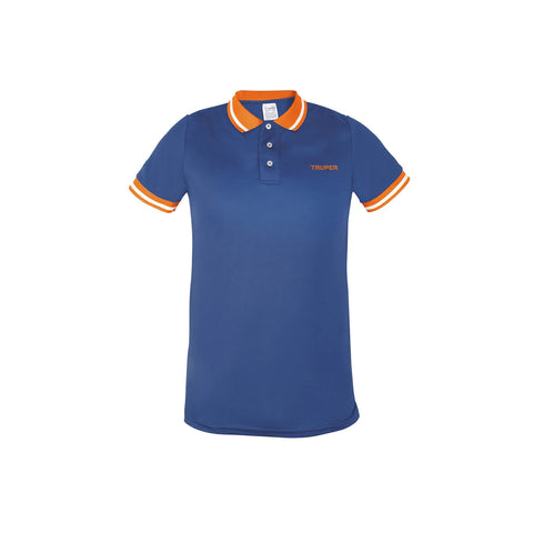 Playera polo performance para hombre, azul, CH, Truper | DRY-AC-C | 69965
