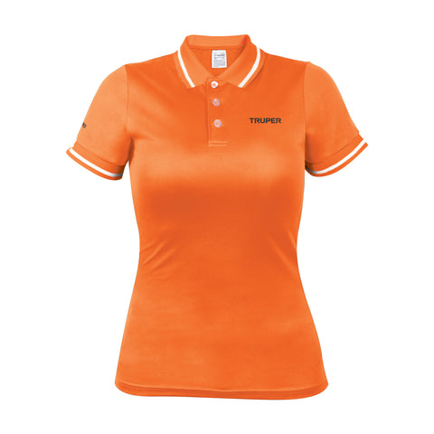 Playera polo performance para mujer, naranja, CH, Truper | DRY-ND-C | 69986