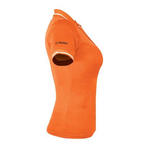 Playera polo performance para mujer, naranja, CH, Truper | DRY-ND-C | 69986