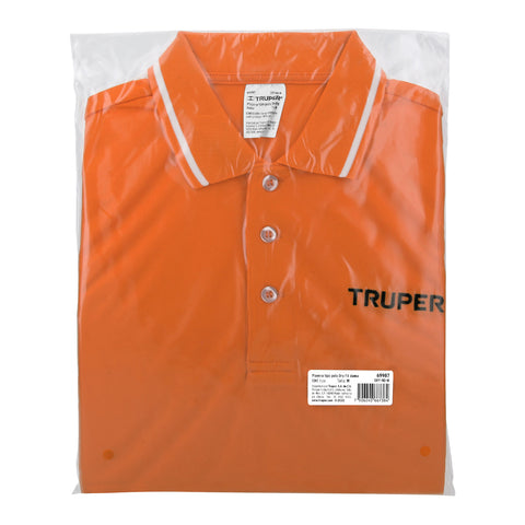 Playera polo performance para mujer, naranja, M, Truper | DRY-ND-M | 69987
