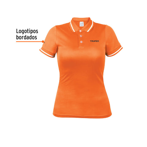 Playera polo performance para mujer, naranja, G, Truper | DRY-ND-G | 69988