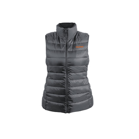 Chaleco de plumas ligero para mujer, gris, M, TRUPER | CHA-GD-M | 69994