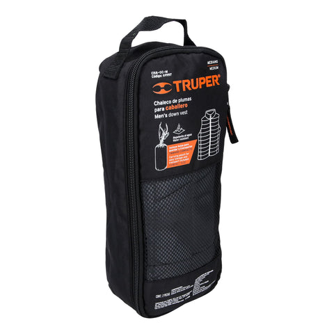 Chaleco de plumas ligero para hombre, gris, M, TRUPER | CHA-GC-M | 69997
