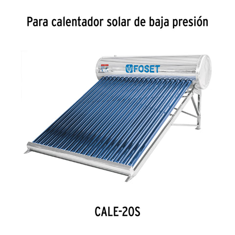 Caja c/10 tubos p/calentador solar CALE-20S, 1 de 2, FOSET | CALE-20S-2 | 47669