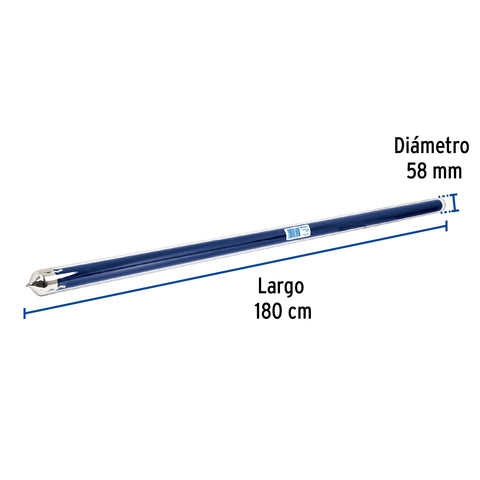 Caja c/10 tubos p/calentador solar CALE-20S, 2 de 2, FOSET | CALE-20S-3 | 47670