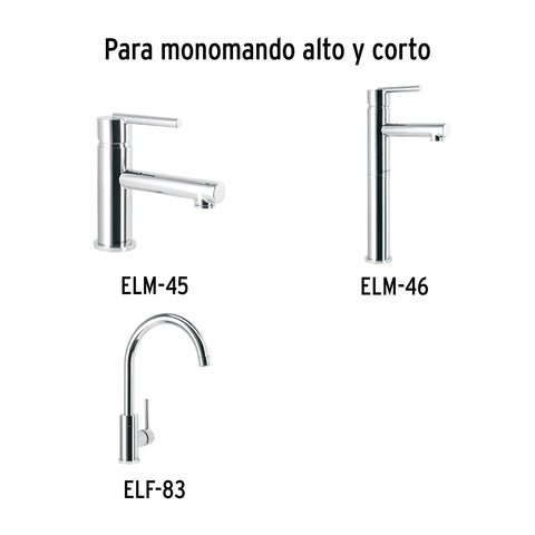 Maneral de palanca para monomando de lavabo, cromo, ELEMENT | ELMM-05 | 45252