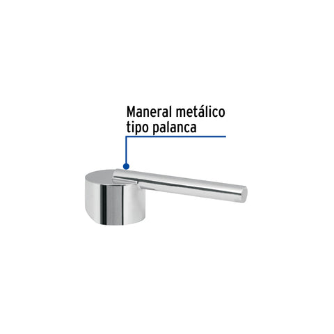 Maneral de palanca para monomando de lavabo, cromo, ELEMENT | ELMM-05 | 45252