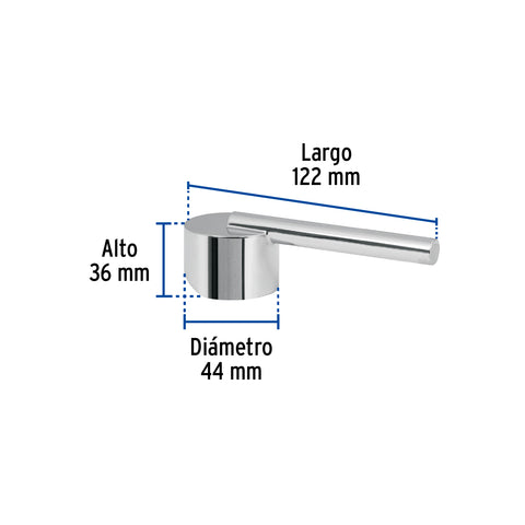 Maneral de palanca para monomando de lavabo, cromo, ELEMENT | ELMM-05 | 45252