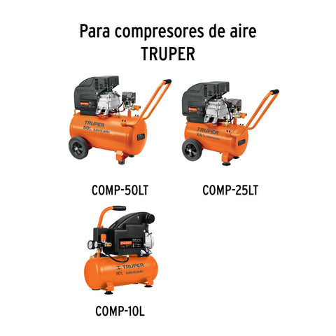 Válvula anti-retorno para compresor, 25/50/10L, Truper | R25-25/50/10L | 11931