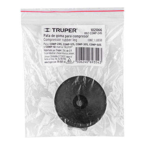 1 pata de goma para compresores Grupo 7, Truper | R82-COMP-24S | 102066