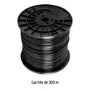 CABCO-6300 | Metro de cable coaxial RG6 en carrete de 305 m, Volteck