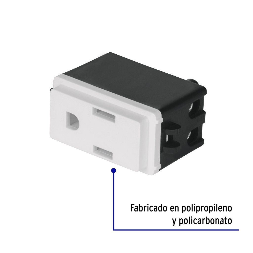 COA-B | Contacto 2 polos + tierra, Volteck Basic
