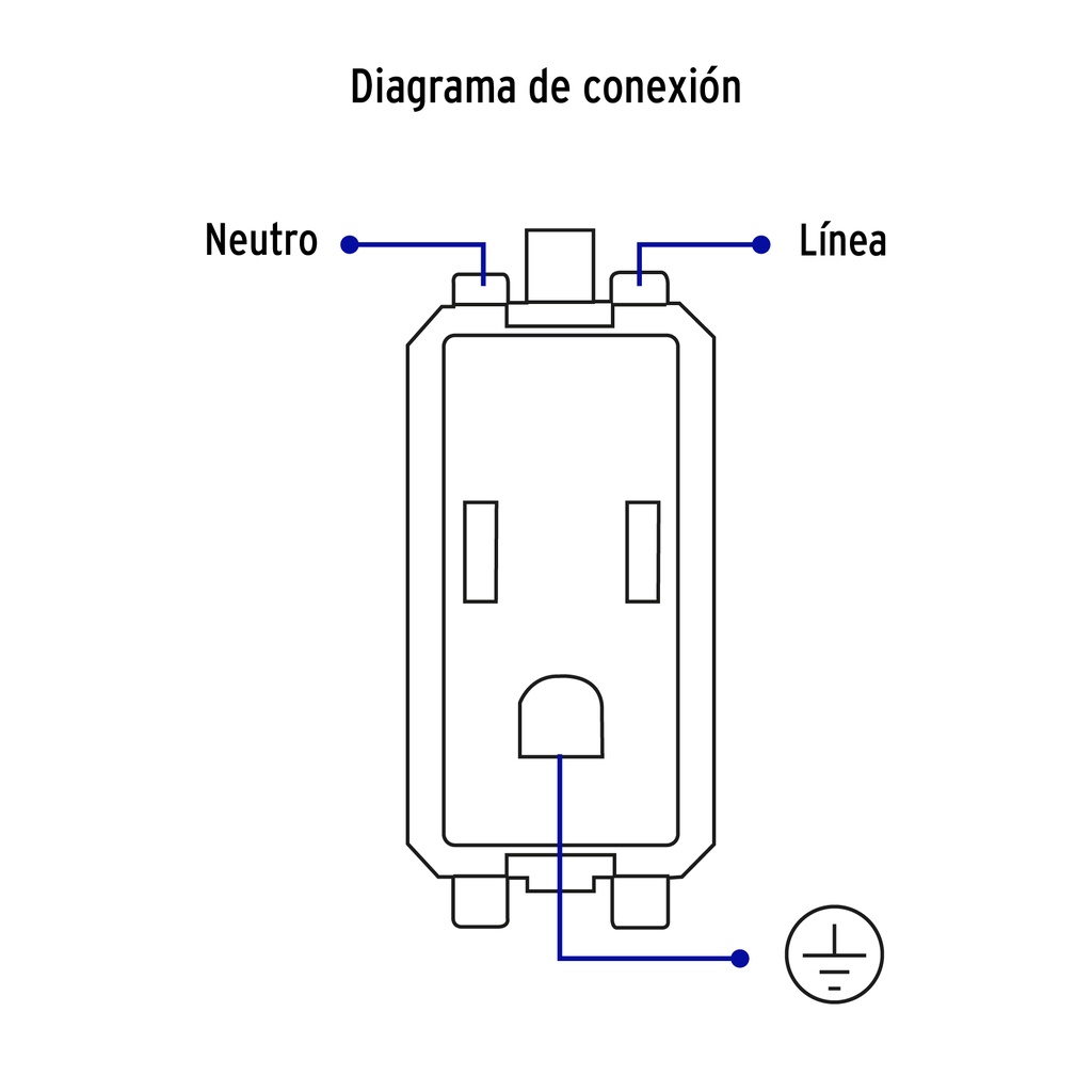 COA-B | Contacto 2 polos + tierra, Volteck Basic
