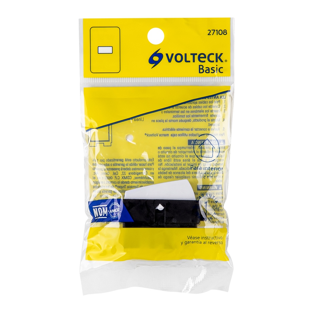 APSE-B | Interruptor sencillo, Volteck Basic