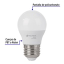 LED-40GFB | Lámpara LED G45 5 W (equiv. 40 W), luz de día, caja, Basic
