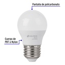 LED-40GCB | Lámpara LED G45 5 W (equiv. 40 W), luz cálida, caja, Basic