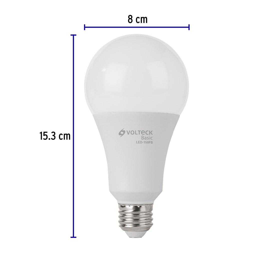 LED-150FB | Lámpara LED A25 18 W (equiv. 125 W), luz de día, caja, Basic
