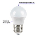 LED-60CBX4 | Pack de 4 lámparas LED A19 8 W (equiv. 60 W), luz cálida