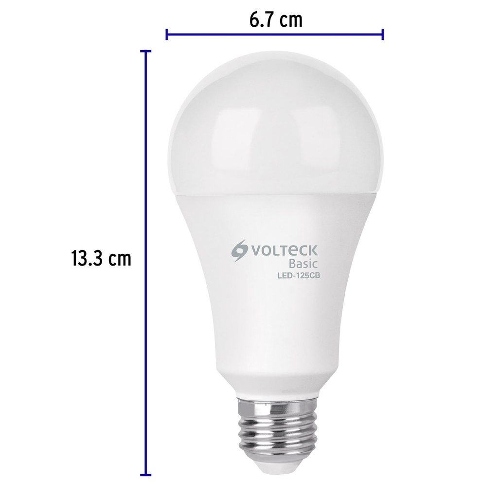 LED-125CB | Lámpara LED A22 16 W (equiv. 100 W), luz cálida, caja, Basic