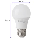 LED-40FBX4 | Pack de 4 lámparas LED A19 6 W (equiv. 40 W), luz de día