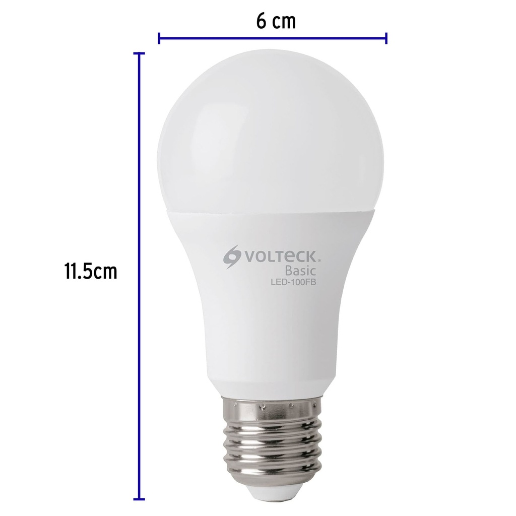 LED-100FBX4 | Pack de 4 lámparas LED A19 14 W (equiv. 75 W), luz de día