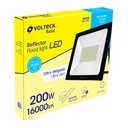REF-406L | Reflector ultra delgado LED 200 W luz de día, Volteck Basic